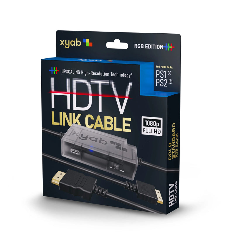 Load image into Gallery viewer, XYAB - RGB+ HD HDMI Cable for PlayStation 1, PS2 – 1080p Full HD - Retro Gaming - Cobbco
