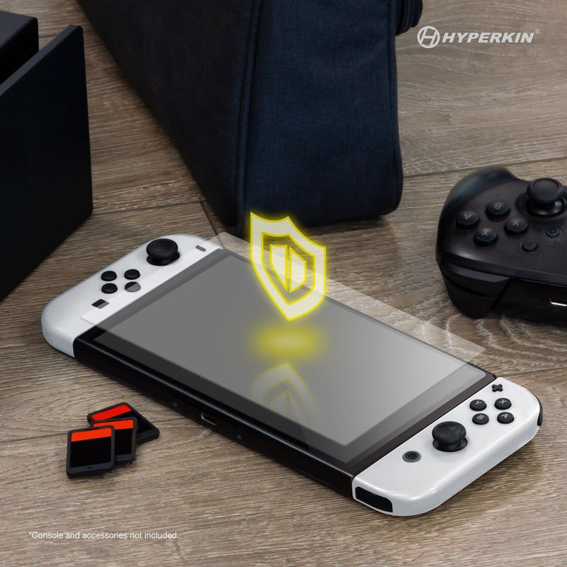 Load image into Gallery viewer, Nintendo Switch OLED Screen Protector - Scratch and Dust Guard - Hyperkin - Cobbco
