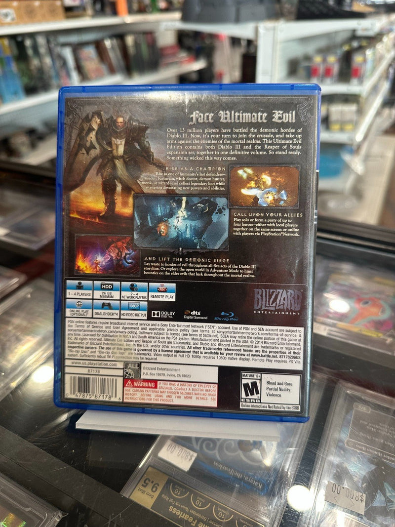 Load image into Gallery viewer, Diablo III: Ultimate Evil Edition - PlayStation 4, Ps4 No Manual - Acceptable - Cobbco
