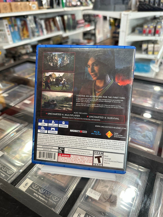 Uncharted Lost Legacy - Sony PlayStation 4 Tested Works PS4 Game Good Condition - Cobbco