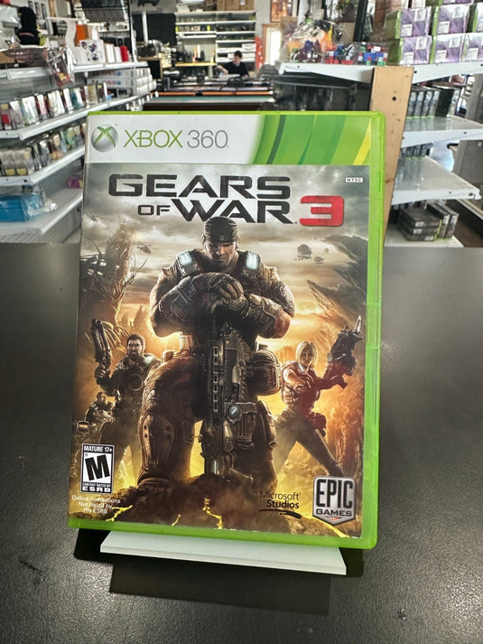 Gears of War 3 (Xbox 360) No Manual Tested Good Condition - Cobbco