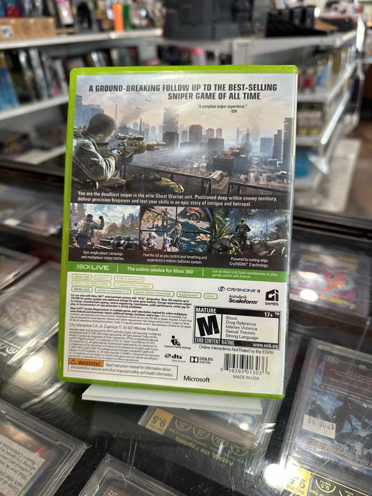 Sniper 2 Ghost Warrior (Microsoft Xbox 360) CiB W/ Manual - Good Condition
