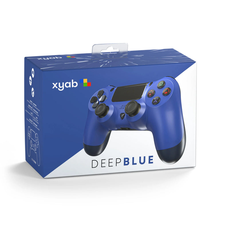 Load image into Gallery viewer, XYAB - Wireless Controller for PS4 with Touchpad, Vibration - Reactive - Blue
