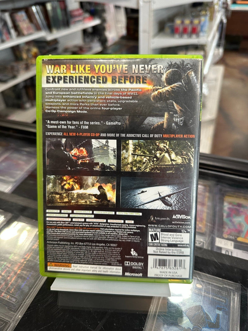 Load image into Gallery viewer, Call of Duty: World at War Microsoft Xbox 360 CIB Complete - Good Condition - Cobbco
