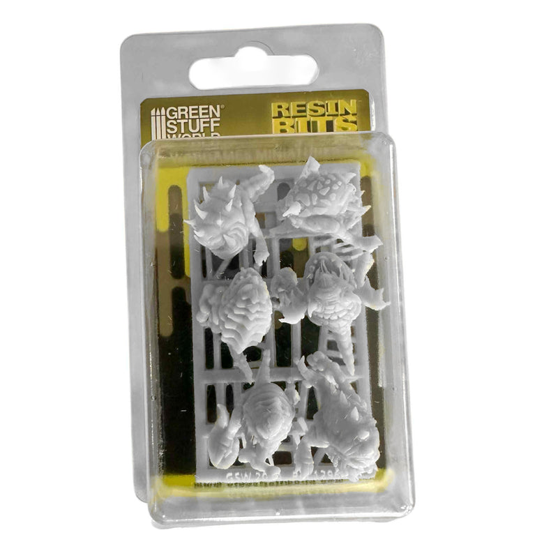 Load image into Gallery viewer, Green Stuff World Squig Herd Set (6) for Wargaming - Resin - 40k - Miniatures
