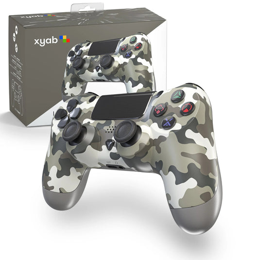 XYAB - Wireless Controller for PS4 with Touchpad, Vibration - Reactive - Camo