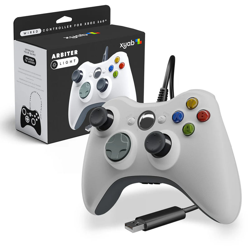 Load image into Gallery viewer, XYAB Wired Controller for Xbox 360 / PC White USB Gamepad Dual Vibration Joystick Pad
