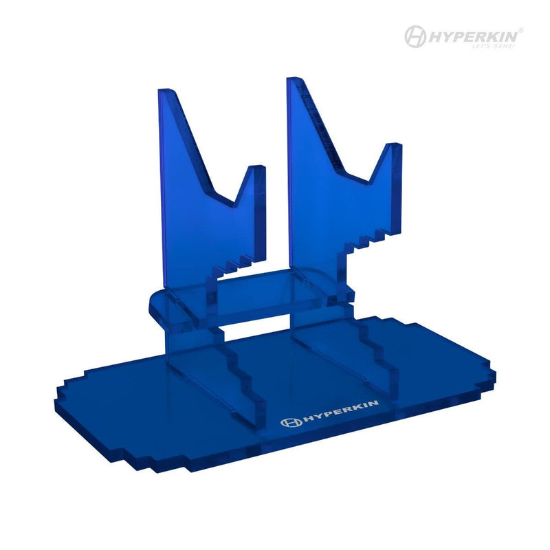 Load image into Gallery viewer, Pixel Art Universal Controller Stand for Xbox - PlayStation - Nintendo - Blue - Cobbco
