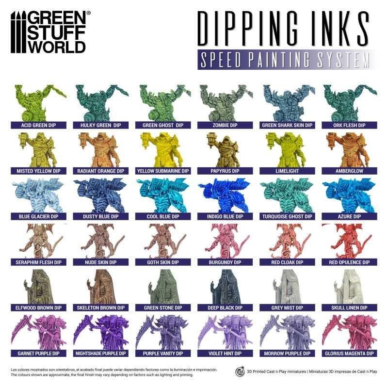 Load image into Gallery viewer, Green Stuff World - 4222 - Dipping ink (Speed Contrast Paint) 17ml - Dusty Blue - Cobbco
