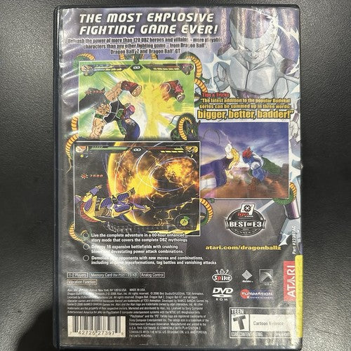 Load image into Gallery viewer, Dragon Ball Z Budokai Tenkaichi 2 PS2 + Best Fights Bonus DVD Tested Rare
