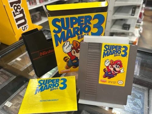 Super Mario Bros. 3 (Nintendo NES, 1990) Complete - CIB - Tested - Good Condition - Cobbco