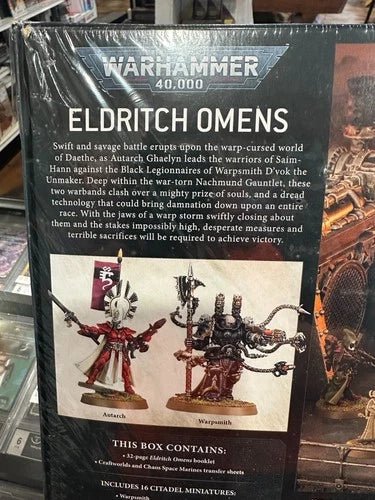 Warhammer 40K Eldritch Omens OOP Battle Box Aeldari Chaos Space Marines NIB - Cobbco
