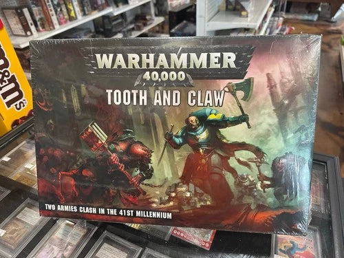 Load image into Gallery viewer, Warhammer 40K Tooth &amp; Claw OOP Box Set Space Wolves Genestealer Cults NIB
