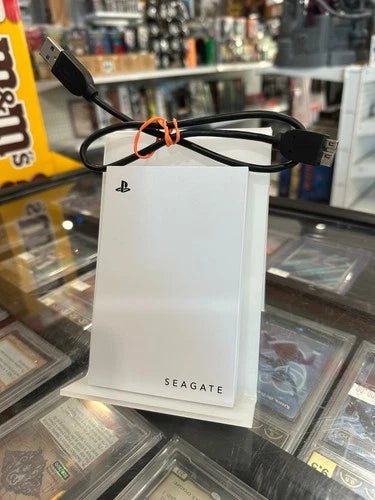 Load image into Gallery viewer, Seagate PlayStation 4 5 PS4 PS5 2TB External Portable Game Drive White SRD0LF0 - Cobbco
