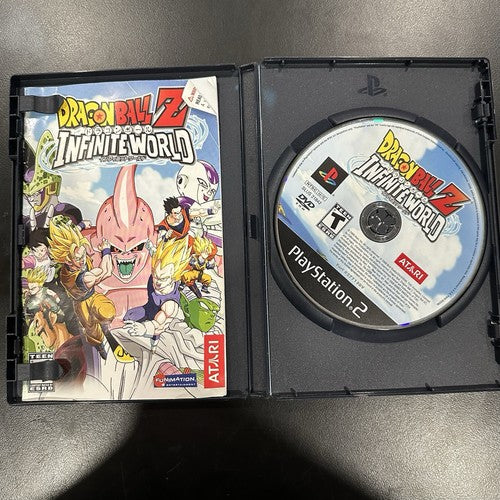 Dragon Ball Z Infinite World PS2 PlayStation 2 Black Label CIB Tested Works