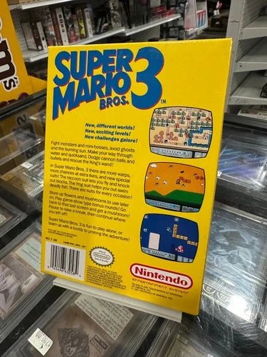 Load image into Gallery viewer, Super Mario Bros. 3 (Nintendo NES, 1990) Complete - CIB - Tested - Good Condition - Cobbco
