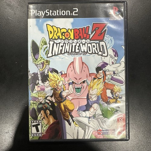 Dragon Ball Z Infinite World PS2 PlayStation 2 Black Label CIB Tested Works