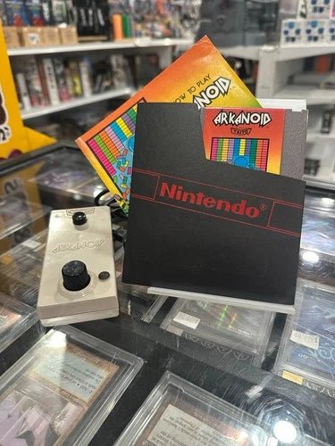 Load image into Gallery viewer, Arkanoid Taito NES Nintendo W/Vaus Controller - Game Manual - Tested Good Con - Cobbco
