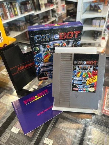 Pinbot - NES - (Nintendo Entertainment System, 1990) CIB Good Condition - Poster