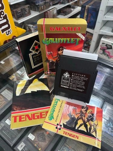 Gauntlet - Nintendo - NES - Tengen Version - Complete - CIB - With Poster - Good - Cobbco