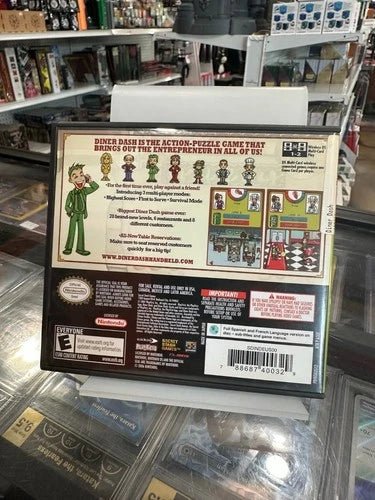 Diner Dash: Sizzle & Serve (Nintendo DS, 2007) - CIB - Good Condition - Cobbco