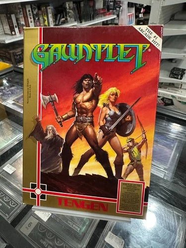 Load image into Gallery viewer, Gauntlet - Nintendo - NES - Tengen Version - Complete - CIB - With Poster - Good - Cobbco
