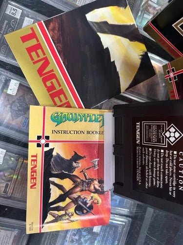Load image into Gallery viewer, Gauntlet - Nintendo - NES - Tengen Version - Complete - CIB - With Poster - Good - Cobbco
