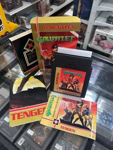 Gauntlet - Nintendo - NES - Tengen Version - Complete - CIB - With Poster - Good - Cobbco