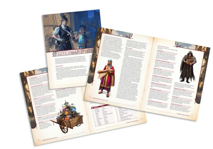 Load image into Gallery viewer, Kobold Press Campaign Builder: Cities and Towns Hardcover (5E)
