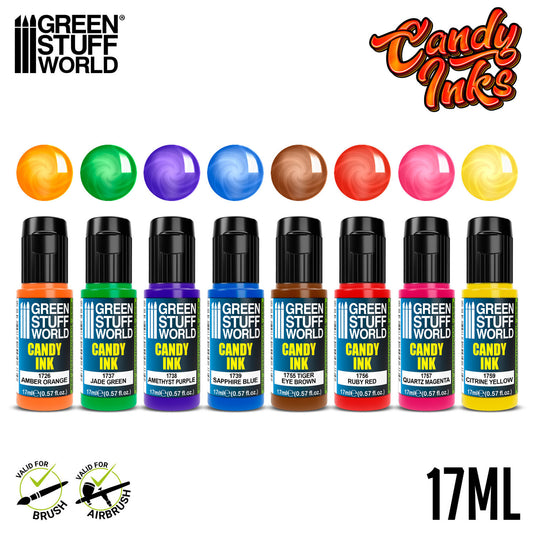 Set x8 Acrylic Candy Ink Paints