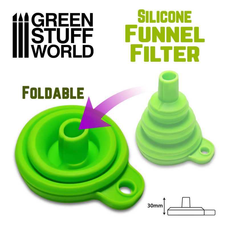 Load image into Gallery viewer, Green Stuff World for Models &amp; Miniatures Silicone Funnel For 3D Printer Resin 3099
