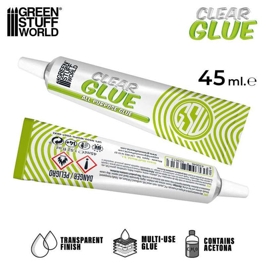 Green Stuff World Clear Silicone Glue 5001 Model and Miniature Glue - Cobbco
