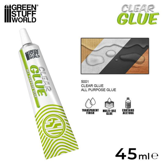 Green Stuff World Clear Silicone Glue 5001 Model and Miniature Glue - Cobbco