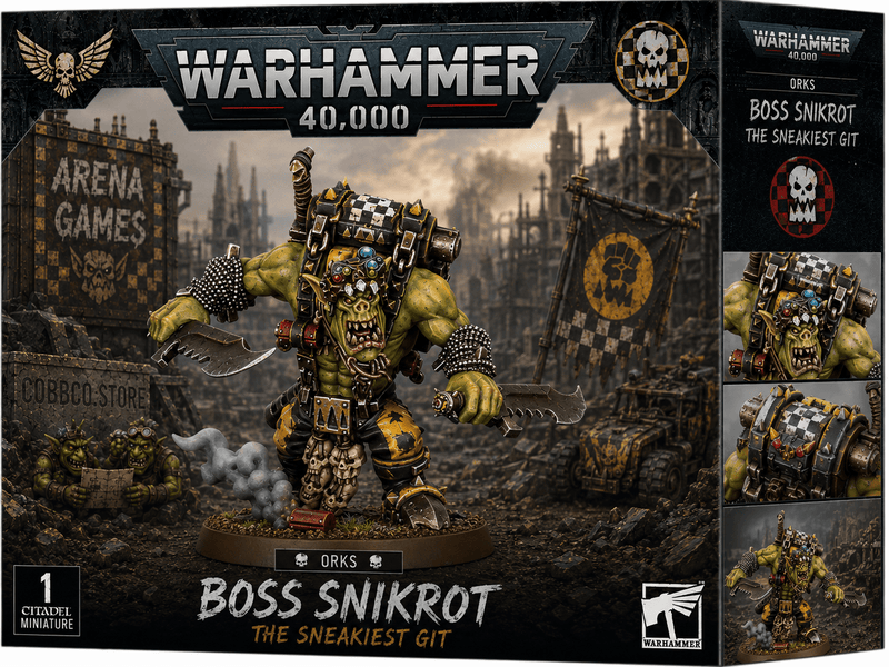 Load image into Gallery viewer, Games Workshop Orks Boss Snikrot for Warhammer 40k
