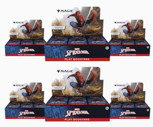 Marvel's Spider - Man - Play Booster Display - (SPM) Case x6 Booster Boxes - Cobbco
