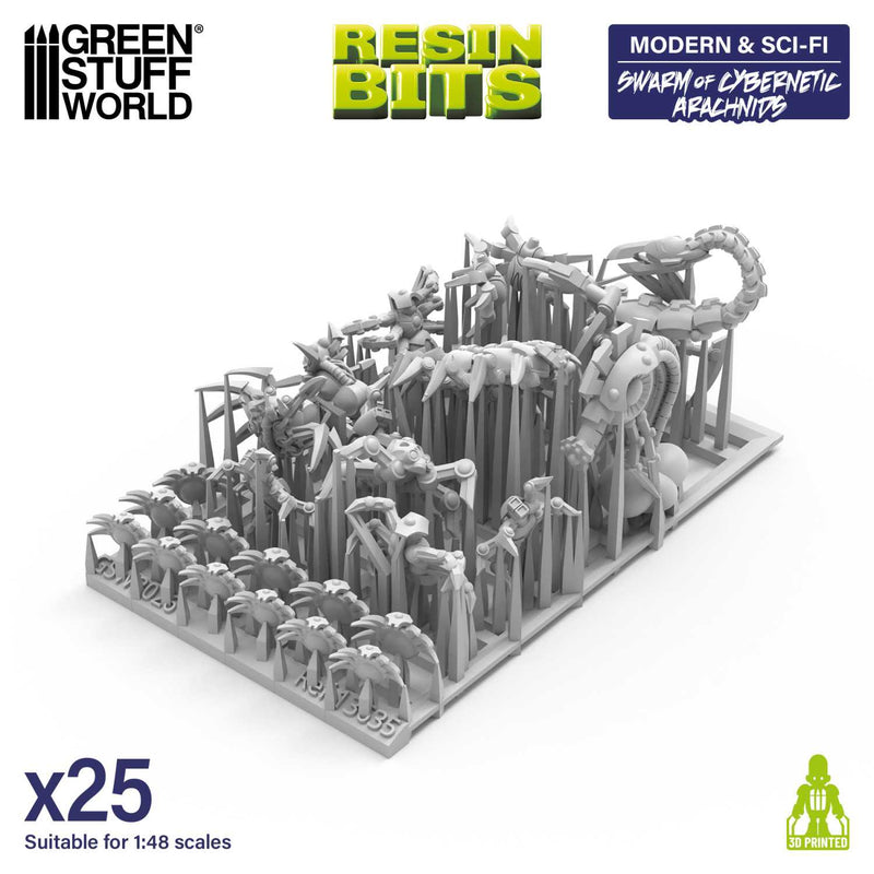 Load image into Gallery viewer, Swarm of Cybernetic Arachnids 1:48

