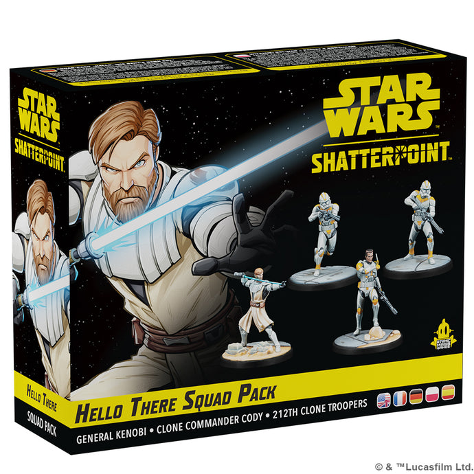 Atomic Mass Games Star Wars: Shatterpoint – Hello There: General Obi-Wan Kenobi Squad Pack SWP06