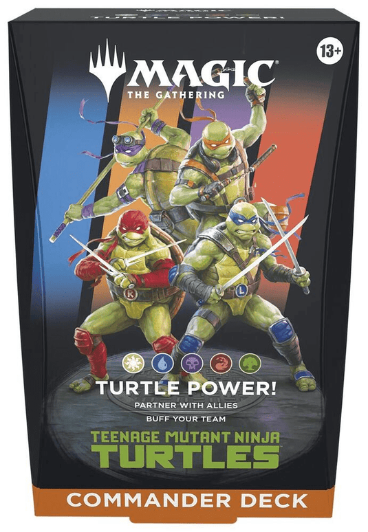 Magic: The Gathering Teenage Mutant Ninja Turtles Commander Deck - Turtle Power! - Cobbco