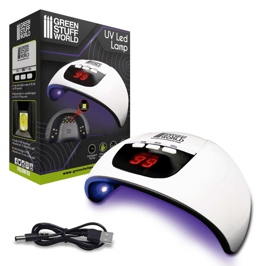 Green Stuff World Ultraviolet LED Lamp for Curing Resins and Fluorescent Paint 2384 - Cobbco