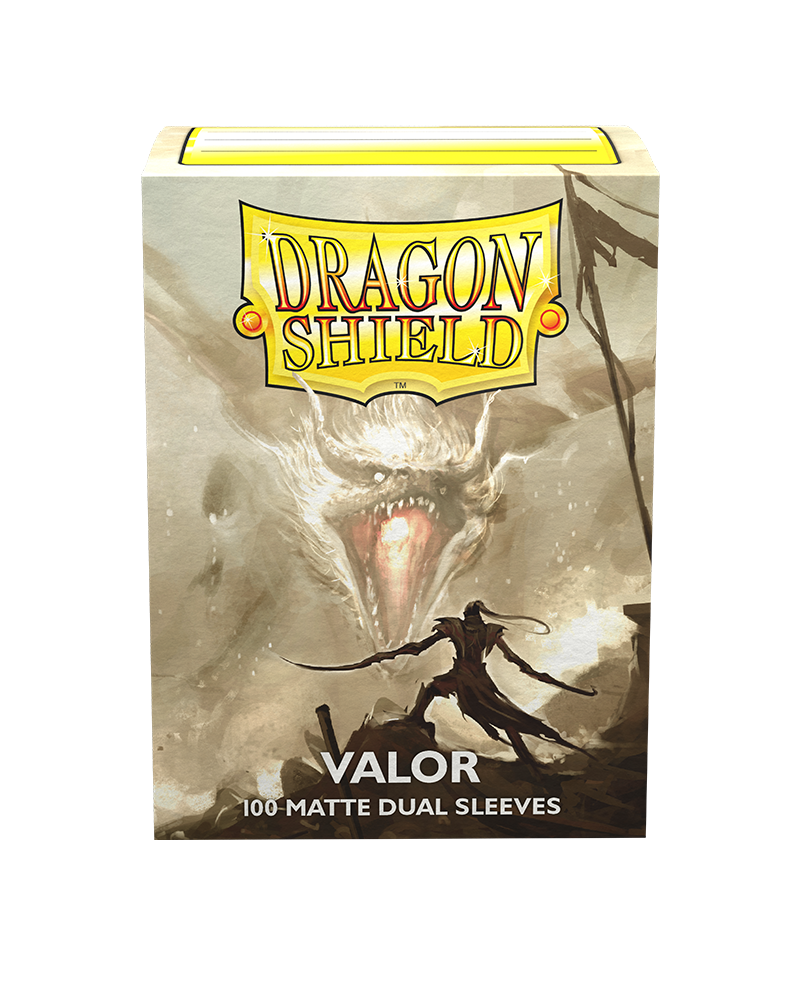 Load image into Gallery viewer, Dragon Shield: Valor - Dual Matte Sleeves - Standard Size AT-15059
