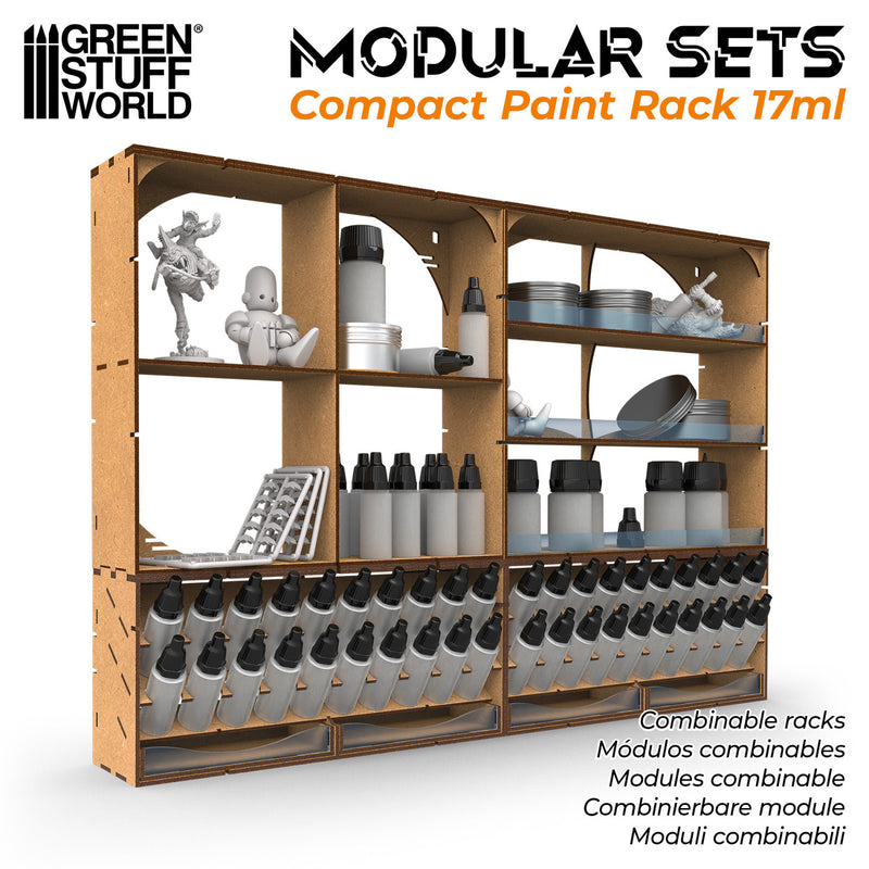 Load image into Gallery viewer, Green Stuff World Horizontal Paint Organizer 17ml - COMPACT - Cobbco
