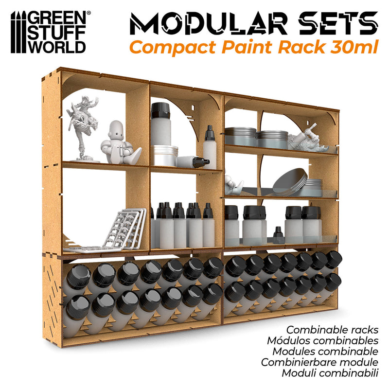 Load image into Gallery viewer, Green Stuff World Horizontal Paint Organizer 30ml - COMPACT - Cobbco
