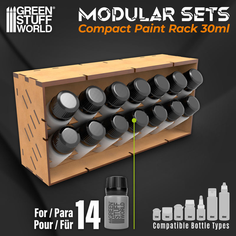 Load image into Gallery viewer, Green Stuff World Horizontal Paint Organizer 30ml - COMPACT - Cobbco
