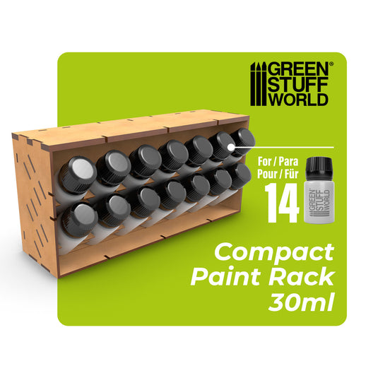 Green Stuff World Horizontal Paint Organizer 30ml - COMPACT - Cobbco