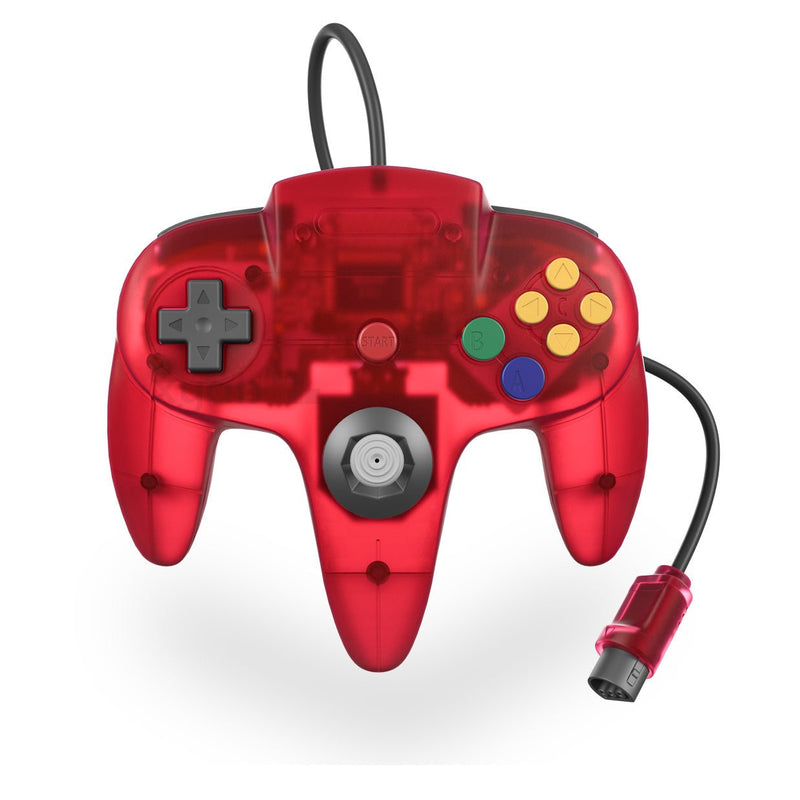 Load image into Gallery viewer, XXYAB PROTO64 Wired Controller - Watermelon Red for Nintendo n64 - Cobbco
