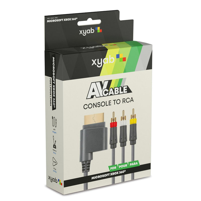 Load image into Gallery viewer, XYAB AV Composite Cable for Microsoft Xbox 360® systems. - Cobbco
