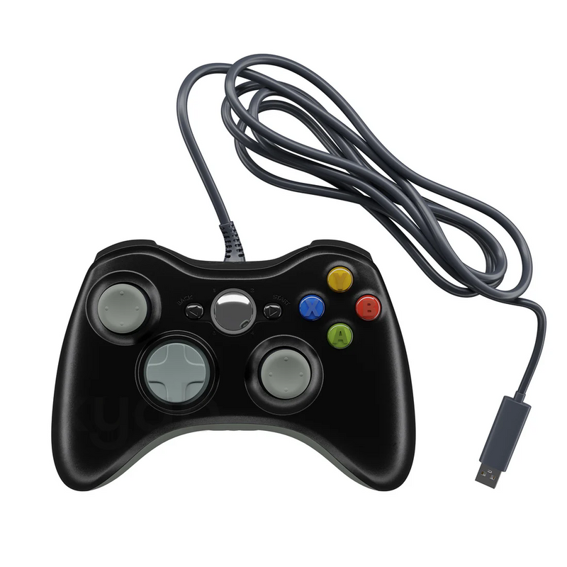 Load image into Gallery viewer, XYAB Wired Controller for Xbox 360 / PC Black USB Gamepad Dual Vibration Joystick Pad
