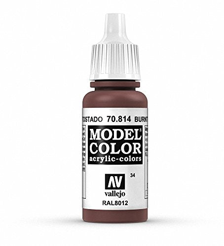 Vallejo Model Color Cadium Umber Red Paint, 17ml