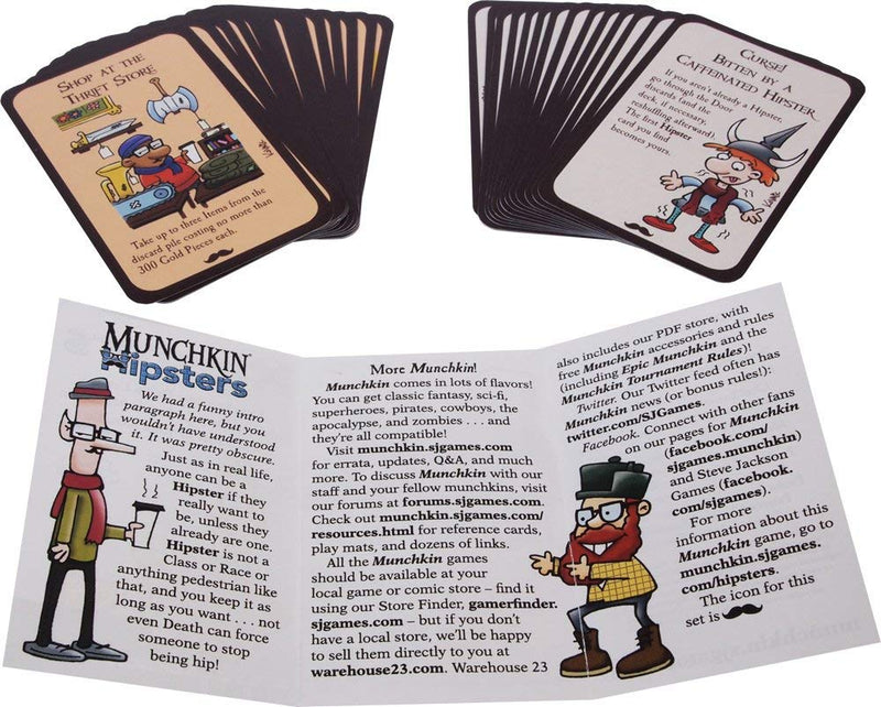 Load image into Gallery viewer, Steve Jackson Games Munchkin Hipsters Card Game
