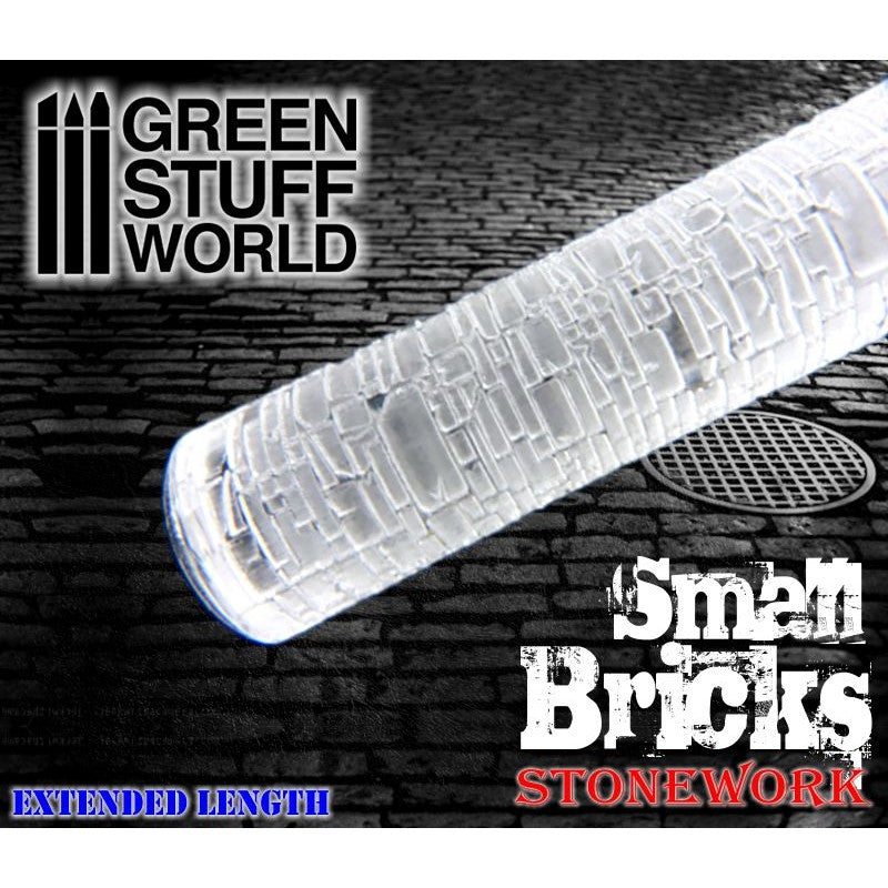 Load image into Gallery viewer, Green Stuff World Rolling Pin - Small Bricks 1376
